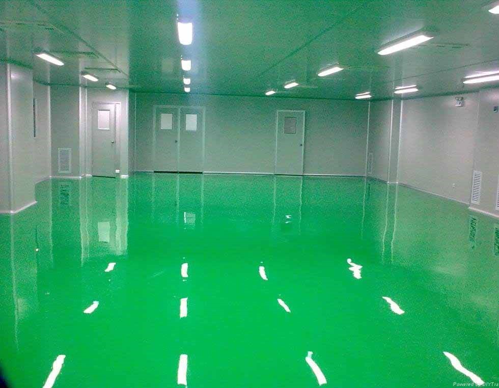 Epoxy flooring clean room